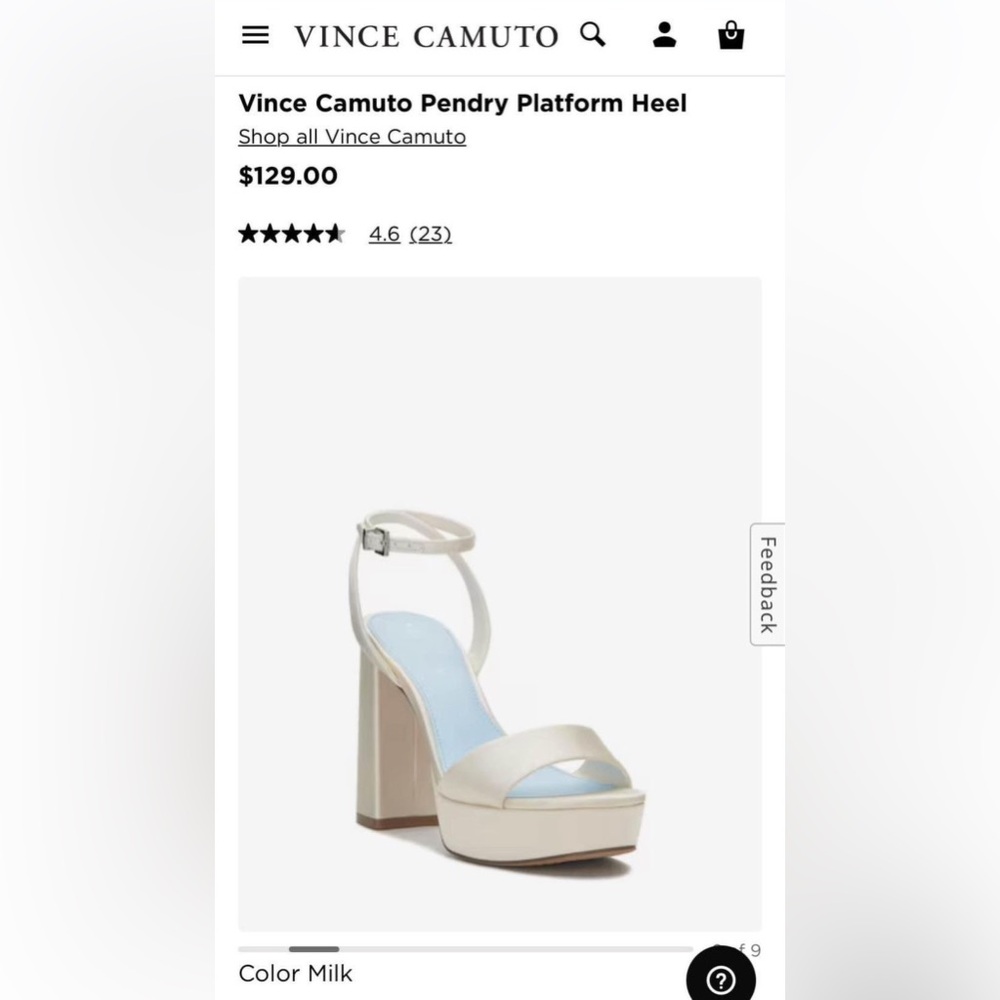 Vince Camuto Pendry Platform Heel